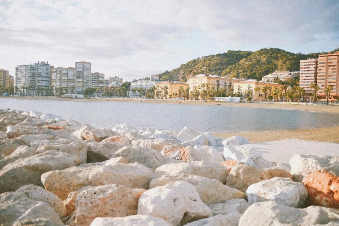 Malaga coastal highway Spain