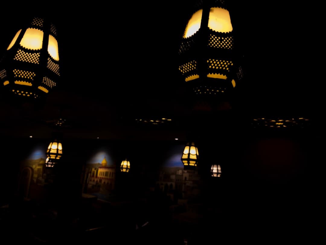 Dinner show restaurant interior stage lighting