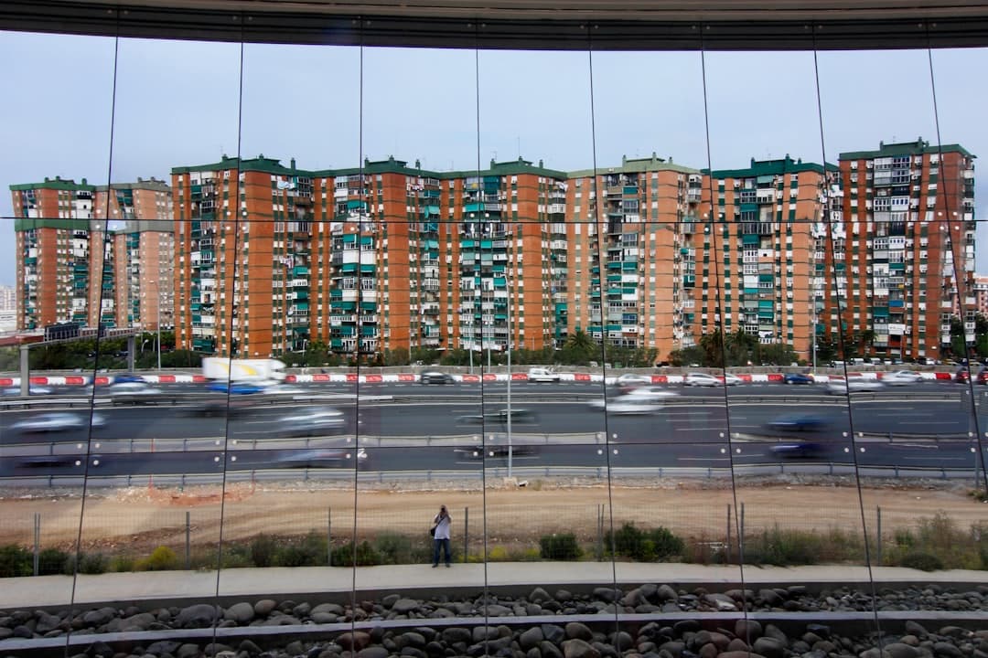 Málaga TechPark modern office architecture blue sky