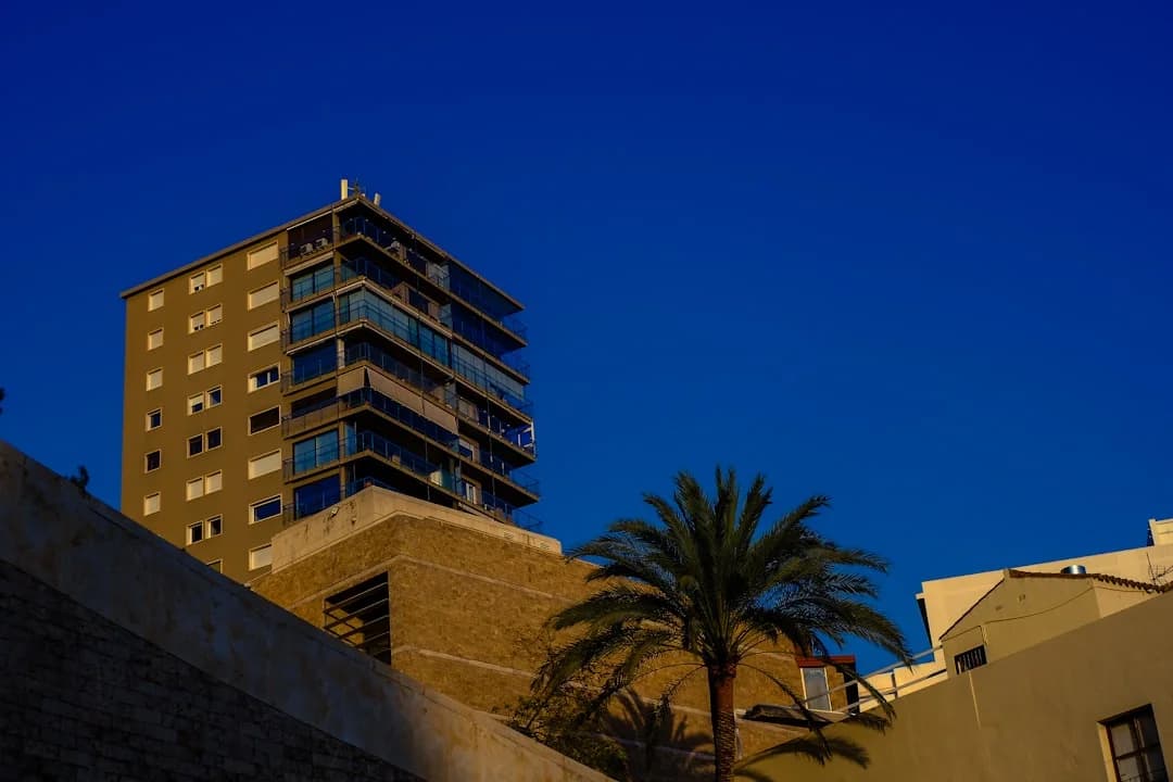 Malaga TechPark modern office architecture blue sky
