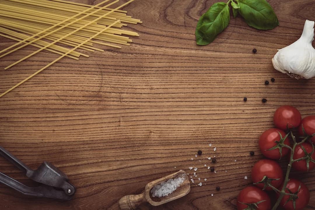 fresh artisan ravioli pasta making wood table