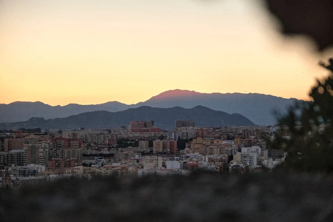 Monte Victoria Malaga sunset