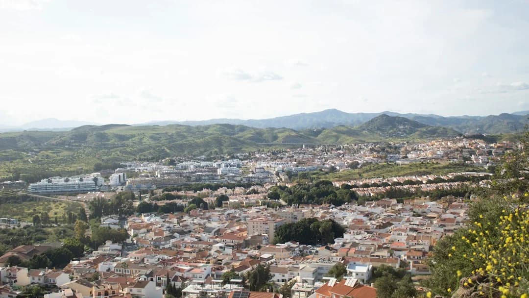 Malaga real estate construction site